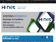 Tablet Screenshot of hi-net.it